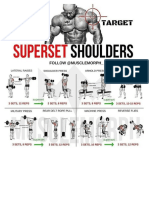 Shoulder workout  super set