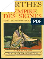 (Les Sentiers de la création_ Champs) Roland Barthes - L'empire des signes-Albert Skira_ Flammarion (1984).pdf
