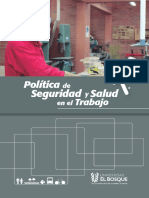 Politica Seguridad Salud Trabajo-Sgsst