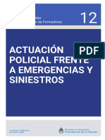 12 - Actuación Policial Frente A Emergencias y Siniestros