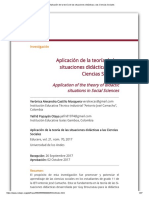 Castillo-Popayán - Aplicación de La Teoría de Las Situaciones Didácticas A Las Ciencias Sociales