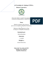 Tipos de Negocios y Proceso para Abrir Un Negocio en República Dominicana PDF