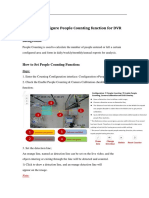 How To Configure People Counting Function For DVR