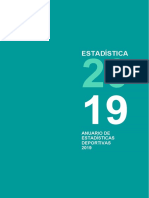 Anuario de Estadisticas Deportivas 2019 PDF