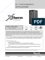 XTHERM Modelos 1005A-2005A