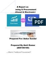 Puchasing and Procurement