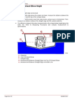 Methods For Measuring Exhaust Elbow Height: A-B - C - D - e