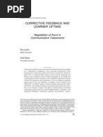 Download corrective feedback and learner uptake by Marcus Saller SN47139340 doc pdf