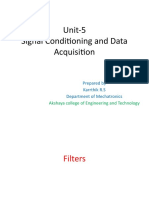 Unit-5 Signal Conditioning and Data Acquisition: Akshaya College of Engineering and Technology