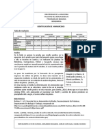 Informe, Identificación de Aminoácidos