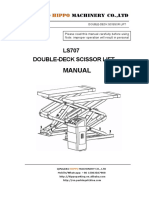 DOUBLE-DECK SCISSOR LIFT LS707 Manual