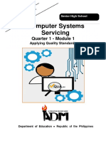 ICT-CSS12 - Q1 - Mod1 - Applying Quality Standards - Version1 PDF
