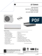 LV Series: High-Efficiency Slim-Duct & Wall-Mounted Ductless Systems Up To 24.5 SEER / 12.5 HSPF