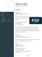 Curriculum Vitae - Linkedin PDF