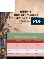 Week 1 Property Market Research & Marketing BTEM 2034
