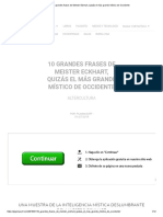 10 Grandes Frases de Meister Eckhart, Quizás El Más Grande Místico de Occidente
