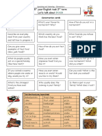 5 Year English Task 2 Term Let's Talk About: Conversation Cards