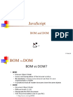 Javascript: Bom and Dom
