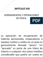 Capítulo VIII Herramientas y Operaciones de Pesca.