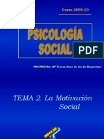 Tema 2 (Psicologia Social)