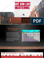 Análisis incoterms 2010 y 2020
