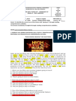 Future With "Going To" - Worksheet at Home #5 - First Semester