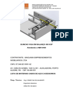 Lista de Materiais Cabos Guincho