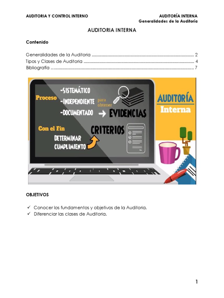Auditoría y Control Interno en Empresas | PDF | Auditoría | Contabilidad