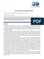 SPE-196032-MS Mitigation of Paraffinic Wax Deposition and The Effect of Brine