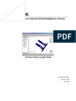 Static Stress With Linear Material Models/Multiphysics Tutorial