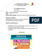 Charla Sobre Influenza 2019