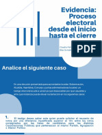 Evidencia Proceso Electoral Desde El Inicio Hasta El Cierre