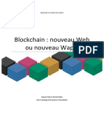 Mémoire - Blockchain - nouveau Web ou nouveau Wap