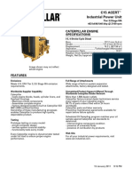 Caterpillar Engine Specifications: C15 Acert Industrial Power Unit