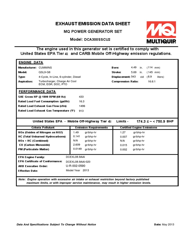 cummins-qsl9-dca300sscu2-emission-data-2013-pdf-exhaust-gas
