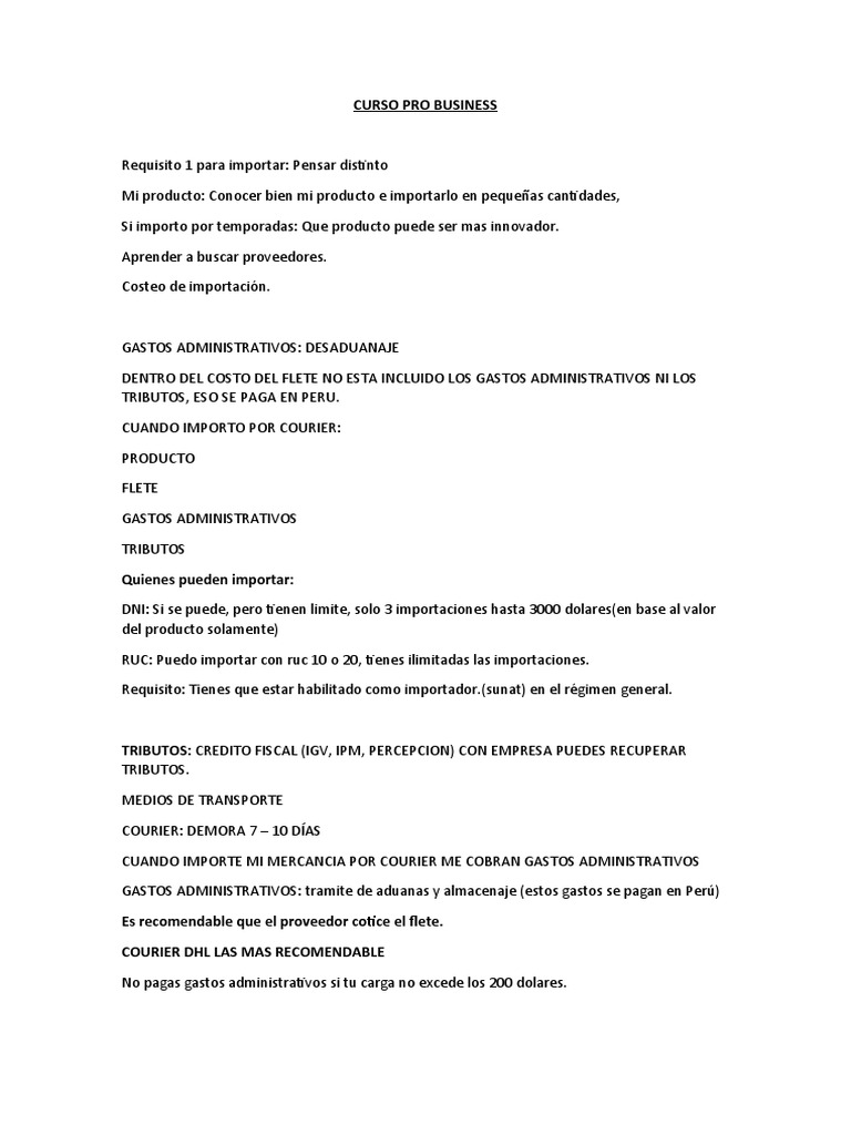 Curso Importaciones | PDF | aduana | El comercio internacional
