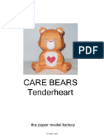 Care Bears Tenderheart: The Paper Model Factory