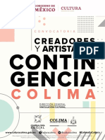 Convocatoria CREADORES Y ARTISTAS EN CONTINGENCIA. COLIMA AIEC2020