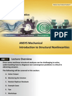 ANSYS Mechanical Introduction To Structural Nonlinearities: Nonlinear Diagnostics