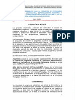 Lineamientos Generales para La Creacion de Programas Educativos de Licenciatura Especializacion Maestria y Doctorado PDF