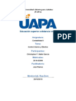 TAREA IV Control Interno y Efectivo