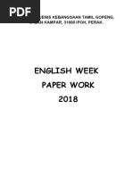 Kertas Kerja English Week