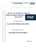 Estudio de Procesos de Adsorción Sobre Electrodos Mediante Técnicas de Modulación. Tarea PDF