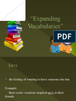 Expanding Vocabularies