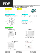 Characteristics Applications: Pq3230 Series Power Transformer Modules