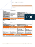 GF0101 Generic Food Certification Questionnaire IFS