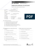 Grammar EXTRA - NI - 4 - Unit - 2 - Present Perfect Simple and Continuous For and Since PDF