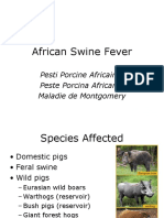 African Swine Fever Virus and Disease
