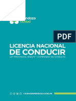 Licencia Nacional Conducir Mendoza