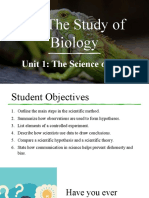 1.3 The Study of Biology